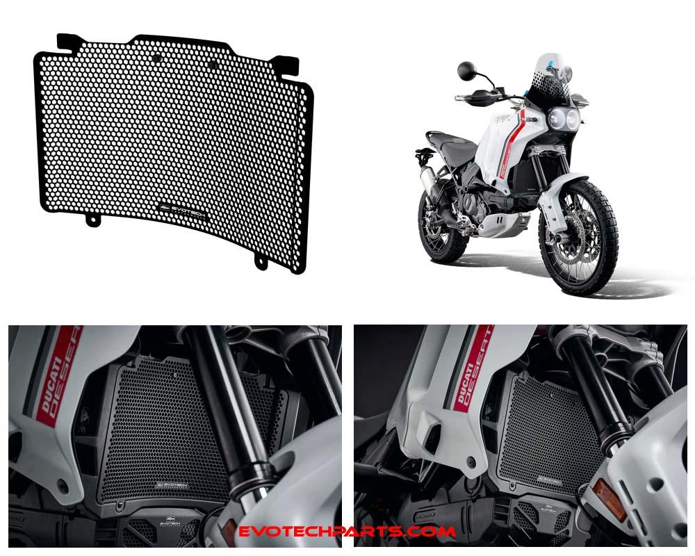 Ducati DesertX Wasserkühler Schutz ab 2022 von Evotech Performance